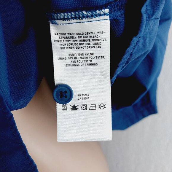 Columbia Women's Blue Omni-Shield Short Sleeve Button-Up Shirt Size 2XL - Picture 9 of 10